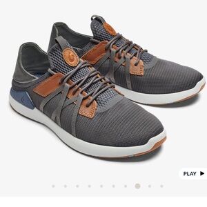 Olukai Mio Li Men’s Everyday Athletic Shoes Size 10.5 in Pavement Vintage Indigo